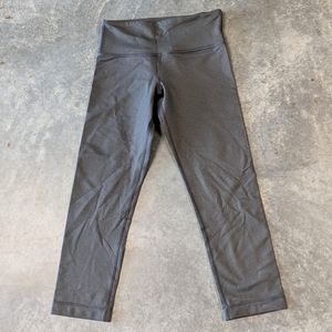 LULULEMON gray denim capri pants leggings 2